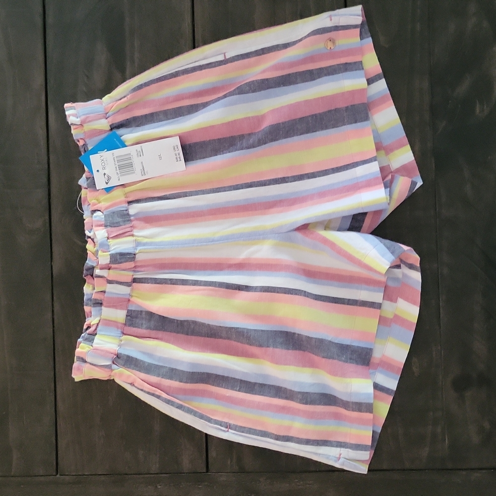 Roxy Girl Striped Shorts